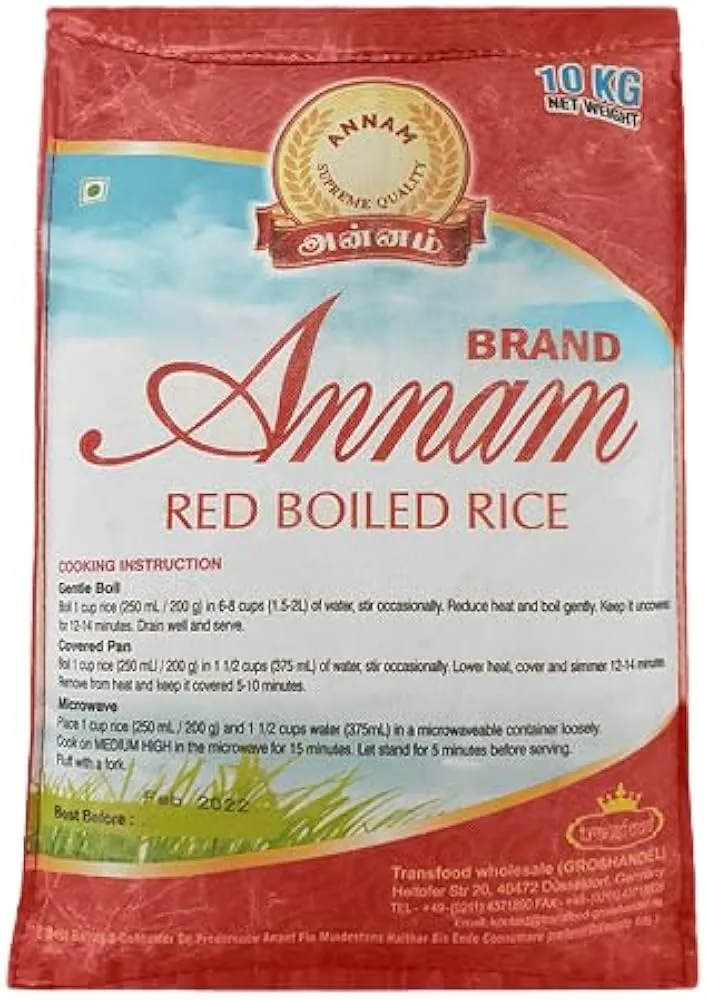 Annam – Red Parboiled Matta Rice (10kg)