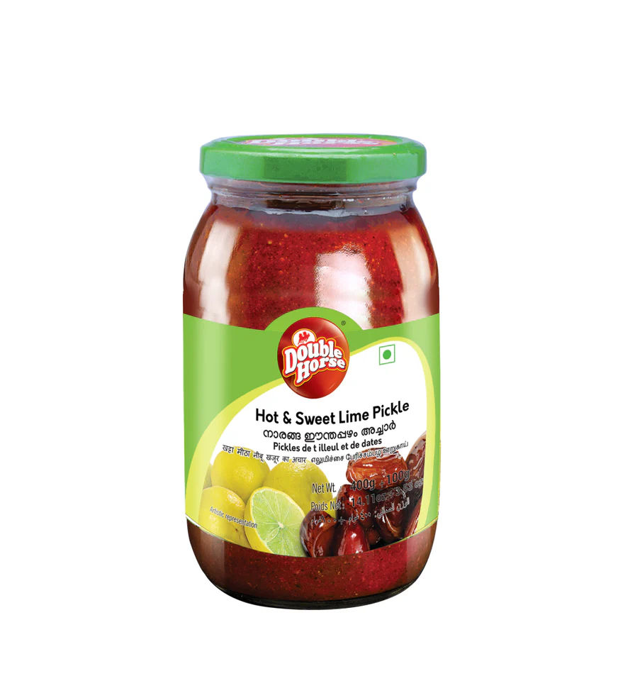Double Horse – Hot & Sweet Lime pickle (400g)
