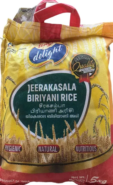 Tony's – Delight Jeerakasala Biriyani rice (5kg)