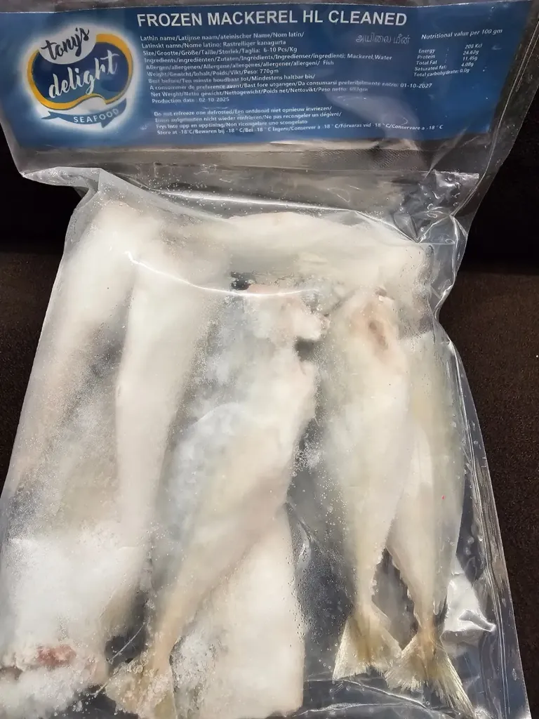 Tony's – Seafood Indian Mackrele (അയല) Dressed 6/10 (770g)