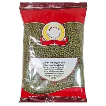 Anna-Green Moong Whole 500g