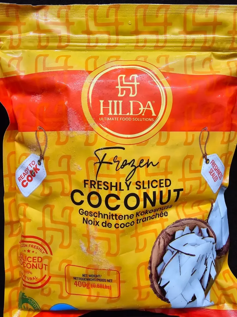 Hilda Sliced Coconut (Frozen) 400g