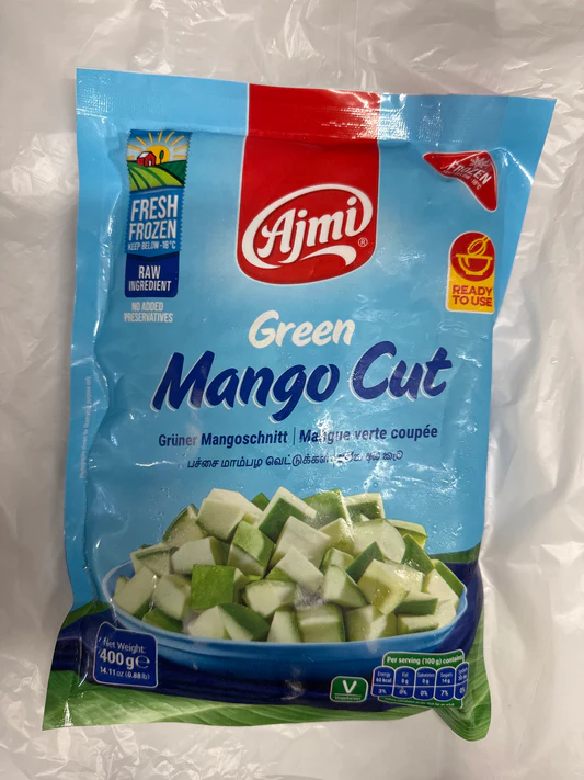 Ajmi green mango cut 400g